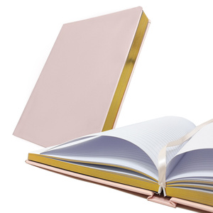 Ngân sách kế hoạch tùy chỉnh in lá vàng PU da máy tính xách tay Tạp Chí không thấm nước A4 A5 bìa cứng máy tính xách tay với lá - Product Image 1