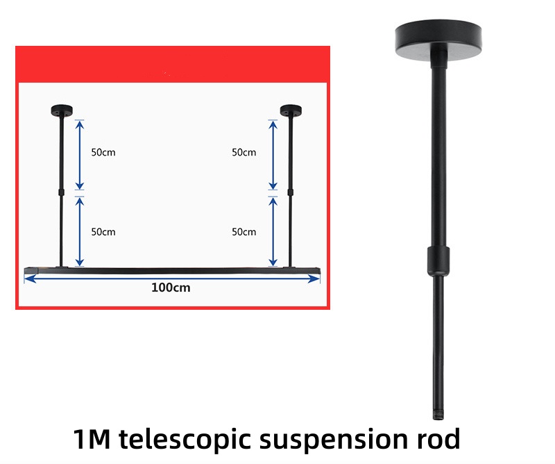 Tige télescopique de 1 mètre
