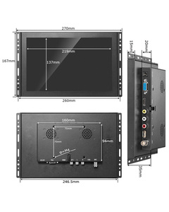 7&quot; 8&quot; 9.7&quot; 10&quot; 10.1&quot; 11.6&quot; 12&quot; 13.3&quot; 15.6&quot; 17.3&quot; Open Frame Style Industrial Grade Touch Screen Monitor for <strong>Raspberry</strong> <strong>Pi</strong> <strong>Use</strong> - Product Image 6