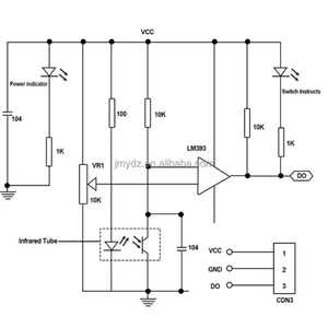 Módulo de sensor de evitación de obstáculos infrarrojos para Arduino Diy Smart Car Robot reflectante fotoeléctrico 3PIN