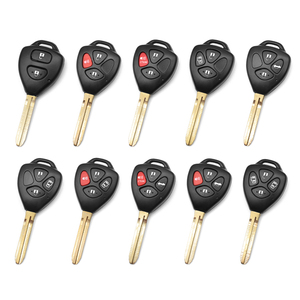 Fernbedienung Schlüssels chale Fall T-oyota C-amry 3 Tasten Remote Key Shell Toy43 mit Logo mit Aufkleber Carcasa de Llave Remota - Product Image 1