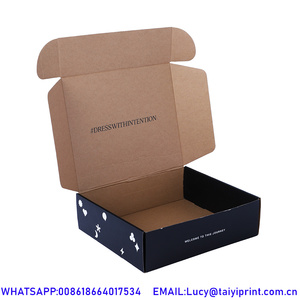 Individual <strong>Display</strong> <strong>Plain</strong> Ecommerce Packaging Boxes for Cardboard Canvas <strong>Box</strong> Packaging - Product Image 5