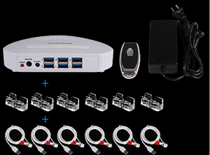 8 Puerto USB seguridad sistema de controlador mobile anti-robo alarma sistemas tablet pc dispositivo de alarma y de carga - Product Image 6