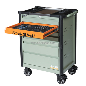 Rockshell可定制钢滚动工具手推车橱柜车库车间工具存储与原始设备制造商工具集 - Product Image 3