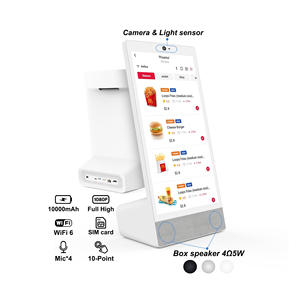 Màn hình menu kỹ thuật số trên quầy nhà hàng 15.6 inch <span class=keywords><strong>Android</strong></span> 14 4+64Gb, màn hình quảng cáo để bàn với màn hình cảm ứng và pin - Product Image 1