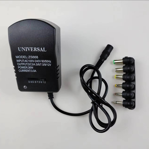 Adaptador de corriente para ordenador portátil multifuncional ajustable Salida de CC de seis velocidades 3V 4,5 V 6V 7,5 V 9V 12V Enchufe de interruptor de alimentación de corriente - Product Image 2