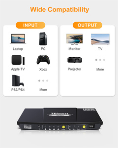 TESmart Auto e Ir Control remoto HDMI Switcher CEC Video Audio Converter Easy switch fuente de entrada 4 en 1 Out HDMI switch - Product Image 6