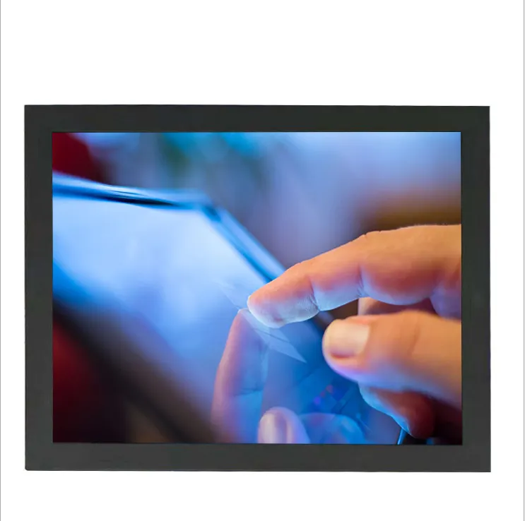 Commerciële 15 17 19 Inch Capacitieve Touch Monitor Industriële Embedded Hd Touch Screen Panel
