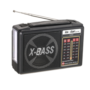 Solar Powered Dynamo <strong>Wind</strong> <strong>up</strong> Rechargeable AM FM Radio Music with <strong>LED</strong> Torch Multifunction Solar Radio - Product Image 5