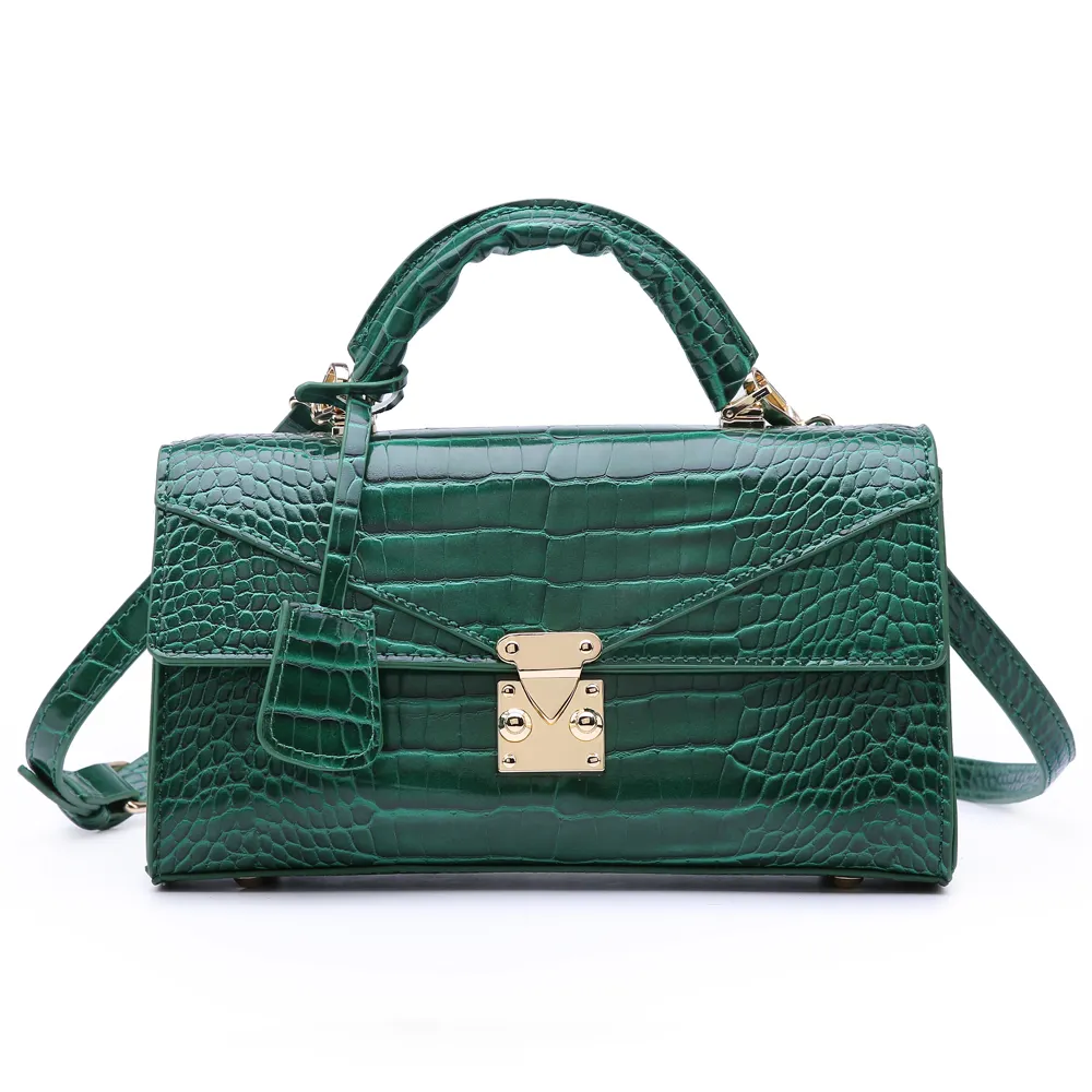 Роскошная Высококачественная сумка-тоут из крокодиловой кожи, женская дизайнерская сумочка, 2021 Новая модная сумка