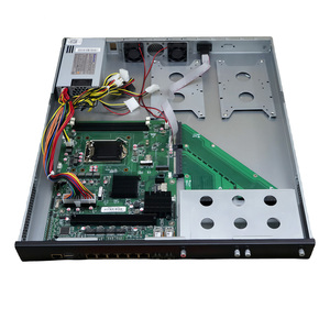 1U Rack Intel 6. 7. 8. 9. Generation Celeron Pentium Core E3 CPU 6 <span class=keywords><strong>Lan</strong></span> 6 SFP 10GbE Netzwerk Soft Router Industrial Firewall