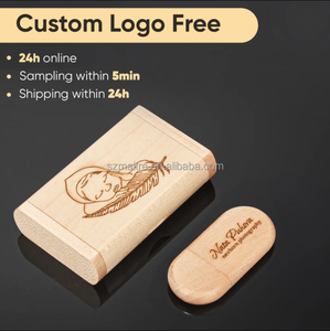 แฟลชไดรฟ์ติด3.0 64GB แฟลชไดรฟ์ USB ใหม่พร้อมกล่องไม้โลโก้ตามสั่ง - Product Image 5