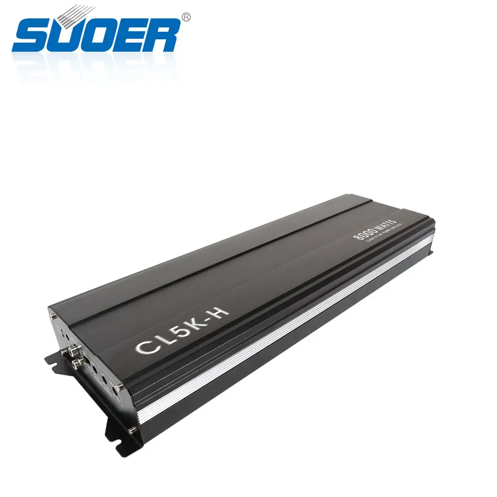 Suoer CL-5K Series 10000/8000/5000/3000 Watt Classe D Amplificador de Áudio para Carro Sistema de Som HiFi à Prova D 'Água com Auto Música