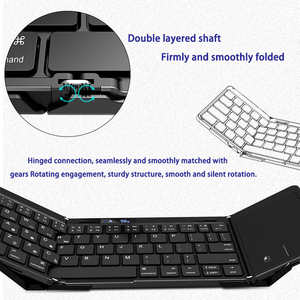 Portatile Mini tastiera Wireless pieghevole per iOS iPad Android Windows tablet Smartphone tastiera Bluetooth pieghevole - Product Image 5