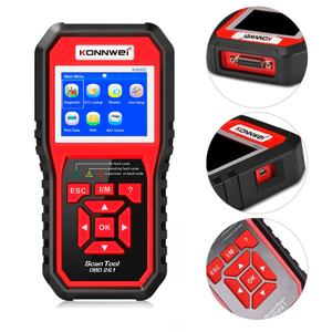 KW850 OBDII <strong>EOBD</strong> Car Computer Fault Scanner <strong>Code</strong> Reader Supports ELM327 and Multilingual for Most Cars Diagnostic Tool - Product Image 1