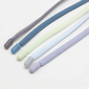 Spandex Nylon Soft Flat Earloop Banda elástica Suede Elastic Loop Cord Cuerda elástica - Product Image 2