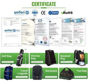 ถุงกอล์ฟที่ออกแบบเองได้พร้อมพิมพ์โลโก้ถุงกอล์ฟคลับและวัสดุกันน้ำ14ช่องสำหรับใส่ไม้กอล์ฟ - Product Image 5