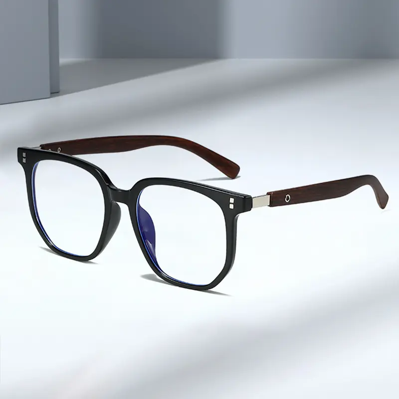 Kualitas Tinggi Kustom Buatan Tangan Anti Cahaya Biru Kacamata Frame Persegi Wanita Optik Kacamata Mode Kacamata untuk Pria