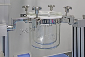 Laboratuvar kozmetik cam reaktör karıştırma ekipmanları dijital laboratuvar vakum homojenleştirici emülsifiye karıştırıcı - Product Image 4
