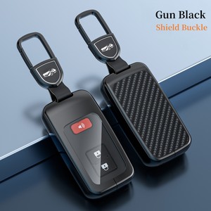 Akıllı araba anahtarı uzaktan kapak çinko alaşım + ABS anahtar kabuk Fob kapak Toyota Avalon Camry Corolla Prius RAV4 Land Cruiser için Fit - Product Image 2