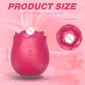 Oem <strong>Best</strong> Seller Rose Vibrator <strong>Shemale</strong> 9 Sucking Vibrating Nipples Clit Massager Vagina Silicone Breast Rose <strong>Sex</strong> Toy - Product Image 4