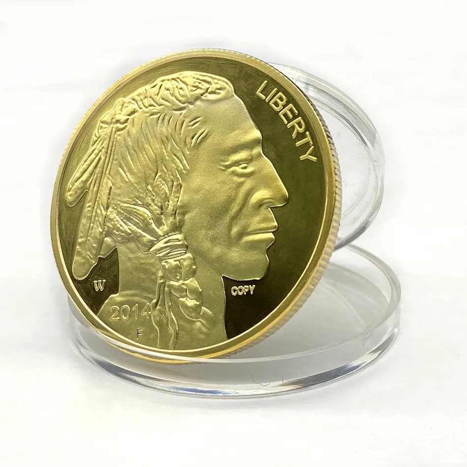 WD 2014 / 2017 Monedas de Búfalo de Oro Americano en Stock de 1 oz