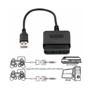 For PS3 USB Games <strong>Controller</strong> <strong>Adapter</strong> for PC Video Game Accessories USB <strong>Adapter</strong> Converter Cable for PS2 Converter Cord