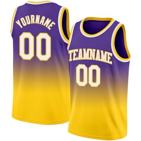 Purple Yellow - White