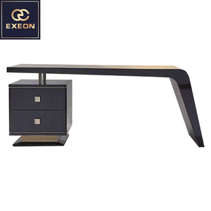 Mesa de oficina de madera de lujo clásica sala de estudio ejecutivo sólido grande largo diseño de oficina Hogar Moderno antiguo Escritorio de ordenador fijo - Product Image 6