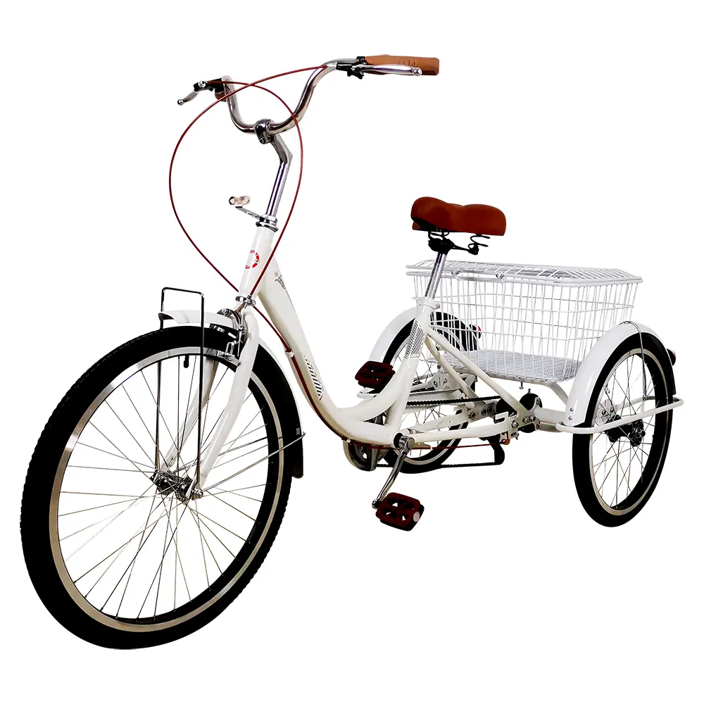 מותאם אישית יצרן LM28 26 ''* 1.95 מפעל trike 3 גלגל אופניים למבוגרים ופר תלת אופן מתקפל 3 שלושה גלגל אופניים