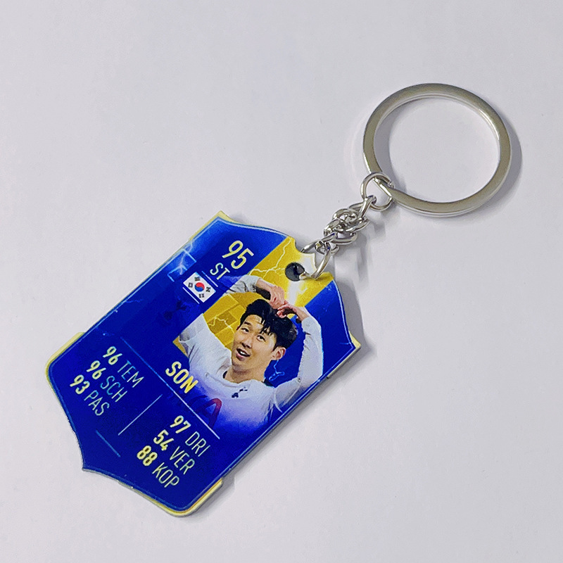 Football acrylic keychain-son heung-min 95