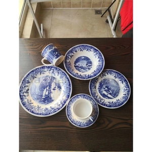 Vintage Luxury Dinner Plate Ceramic Set Unique Restaurant Tableware for Home and Kitchen Full Service for Home and Kitchen Use - Product Image 3