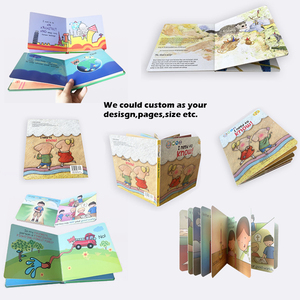 Çin kitap baskı fabrikası özel çevre dostu toksik olmayan çocuk ingilizce hikaye öğrenme kitapları bebekler için - Product Image 6