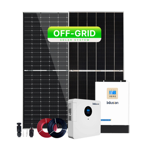 ชุด10KW แผงโซล่าเซลล์แบบกริด20KW 15KW แผงเซลล์แสงอาทิตย์ระบบ24ชั่วโมงชุด10KW แบบชุด MPPT - Product Image 1