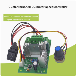 Controlador de CC PWM de 6V, 10V, 12V, 24V, 30V, con interruptor de inversión positiva, controlador de CC PWM para controlador de velocidad de motor de CC, 200W, CCM6N - Product Image 2