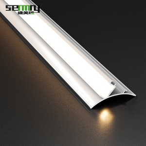 Ofis binaları için Modern LED alüminyum profiller Metal LED şerit profil kanal ışığı - Product Image 3