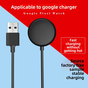 <strong>Google</strong> Pixel Watch Charger 15W Magnetic Base Wireless Charging Cable with QC2.0 5V/3A <strong>Output</strong> for Type-C Port 9V/2A <strong>Input</strong>