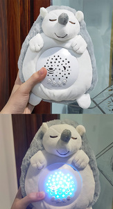 かわいいポータブルスマートホワイトノイズサウンドマシンフクロウ赤ちゃん幼児奇跡のなだめるようなおもちゃと泣くセンサー睡眠補助自然音