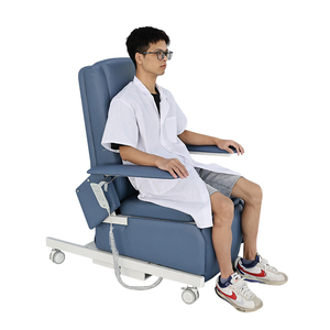 Fabrika fiyat elektrikli ayarlanabilir Recliner transfüzyon sandalye tıbbi klinik diyaliz hastane infüzyon kanepe sandalye - Product Image 4