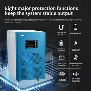 混合太阳能逆变器6KW 48VDC 220VAC 60A输入电流10000W离网发电机逆变器，带MPPT单相输出 - Product Image 5
