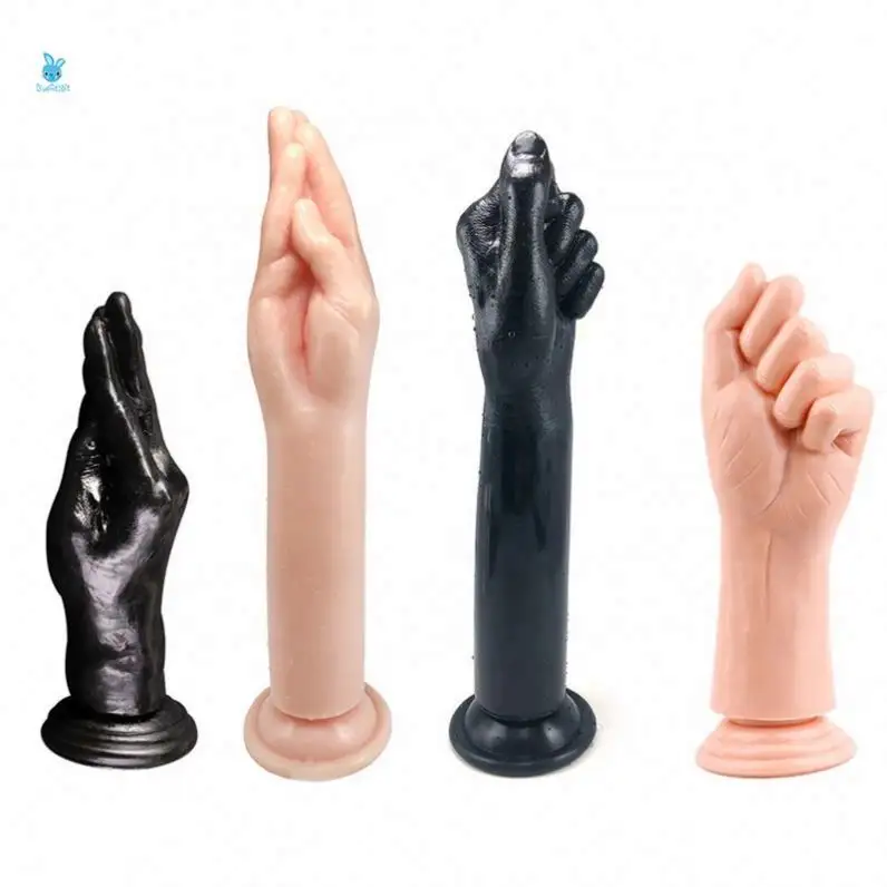 Mainan seks tinju realistis Dildo tangan besar dengan mainan seks hisap Dildo besar untuk masturbasi wanita harga pabrik grosir