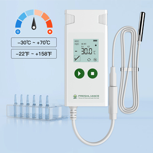 Atlas Log-30 Pantalla digital Registrador de datos de temperatura Control USB para refrigerador con sonda de temperatura