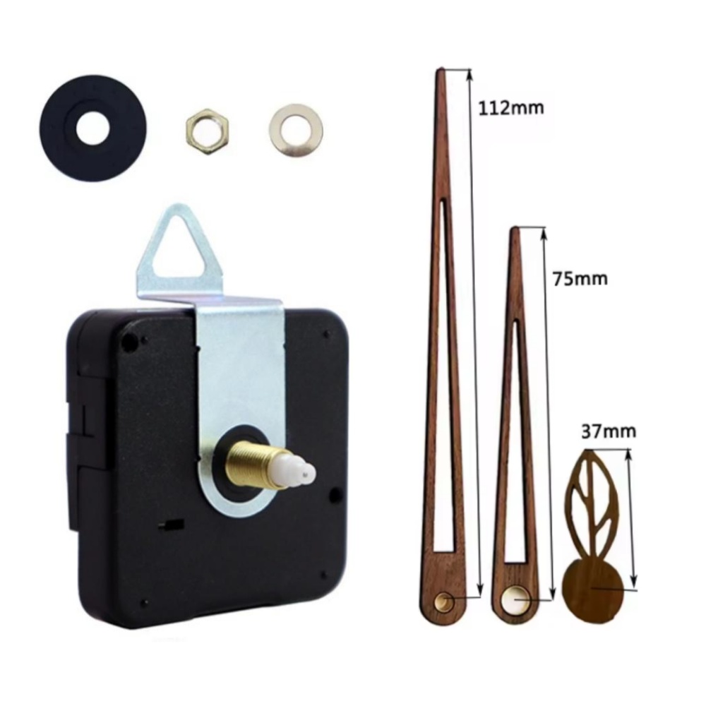 Mouvement silencieux avec aiguilles en bois HRJS04+A109