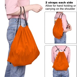Custom Logo Cheap Polyester Drawstring Bag Gym Sports Draw <strong>String</strong> Bags Sport Bag Drawstring Backpack - Product Image 3