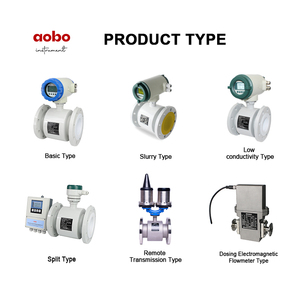 AOBO 4-20ma Salida de pulso Diseño compacto Higiénico Conexión de brida de 2 pulgadas Medidor de flujo electromagnético digital de 0,5 etapas - Product Image 6