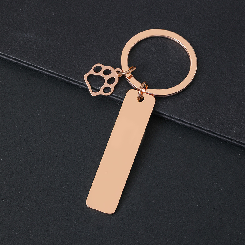 50 * 12mm long cat paw (Rose gold)