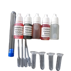Toprak test kiti ev kolay toprak testi PH amonyak azot potasyum fosfor test ürün - Product Image 4