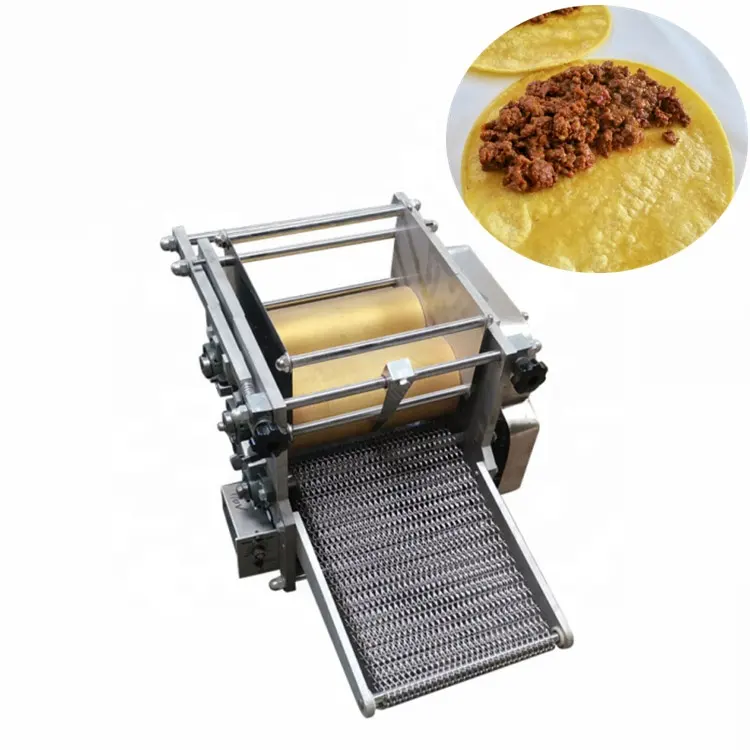 ทาโก้นาโช่เบอร์ริโต Quesadilla Pizza Chapati Maquina Para Hacer De Harina เครื่องทำไขไฟฟ้า Maiz โต๊ะ