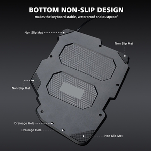 2022新款单手键盘迷你游戏键盘有线RGB背光手机键盘 - Product Image 5