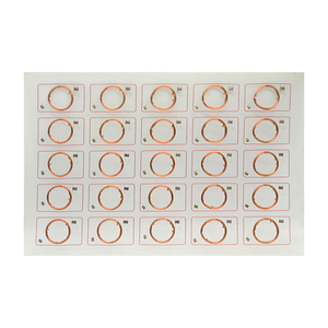 カスタムレイアウトRFIDインレイタグPVCRFIDインレイF08チッププレラムインレイ - Product Image 4
